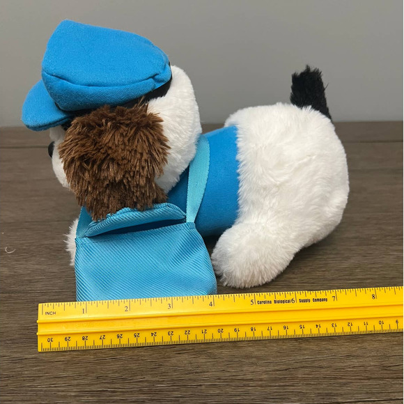 Special Delivery Postal Puppy w/ Mail bag Super Soft‎ and Super Cute 8" - Picture 5 of 6